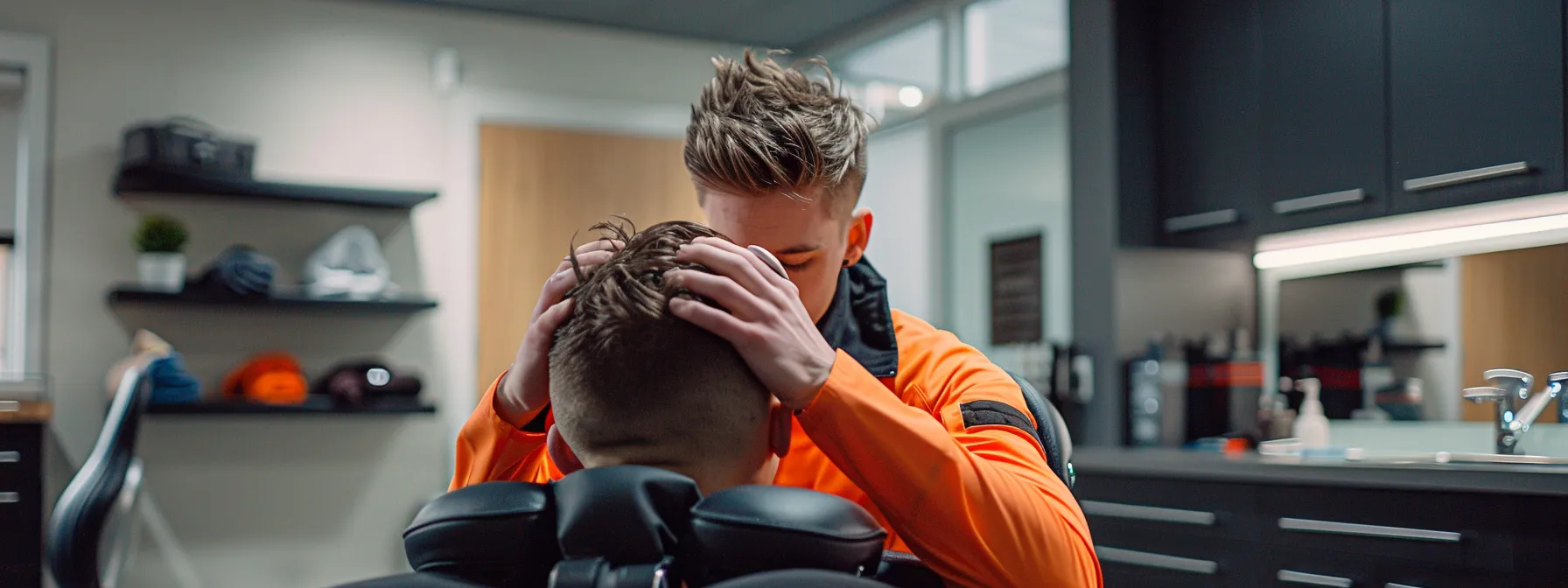 a sports chiropractor in newmarket performing a spinal adjustment on an athlete to enhance their performance.
