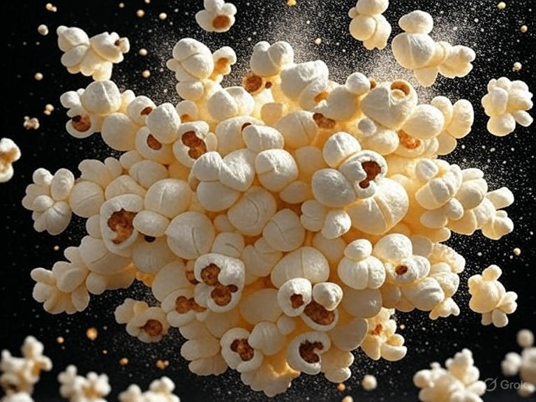 Close-up of popcorn ceiling texture decorated with small star shapes